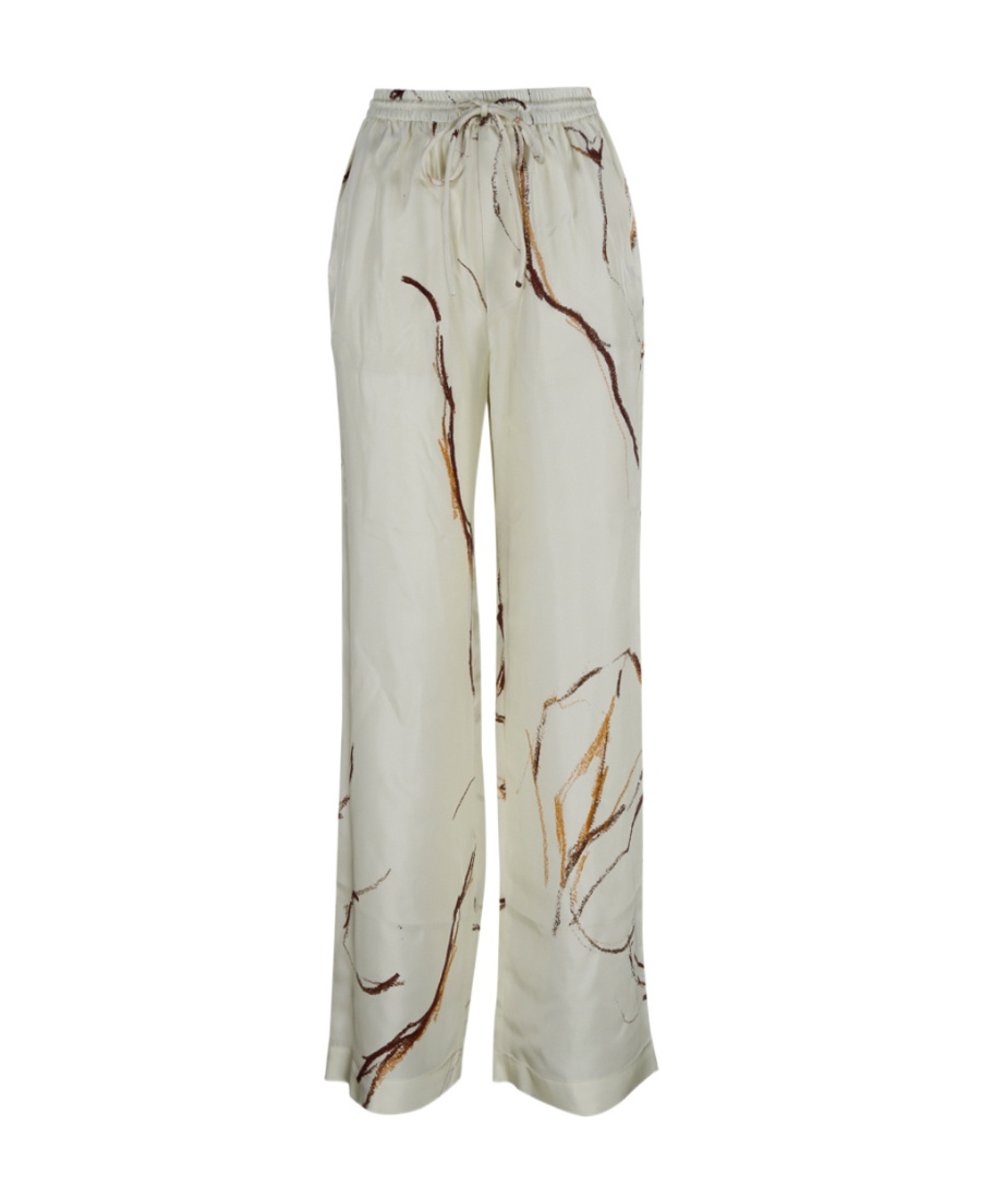 Nanushka Drawstring Wide-leg Trousers In Nude
