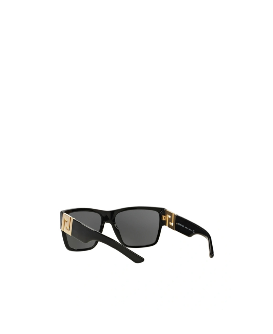 Versace Square-frame Sunglasses In Black