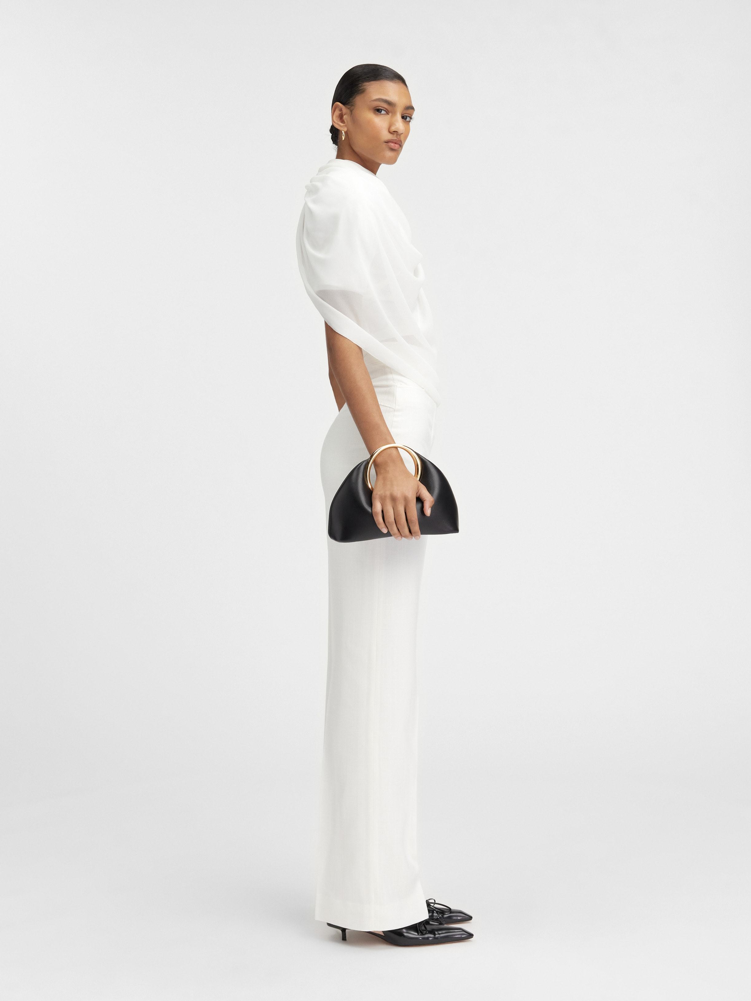 Jacquemus Asymmetric One-shoulder Top In White