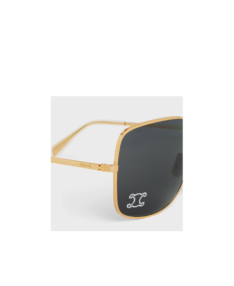 Celine Triomphe Water Drill 01 Sunglasses In Yellow
