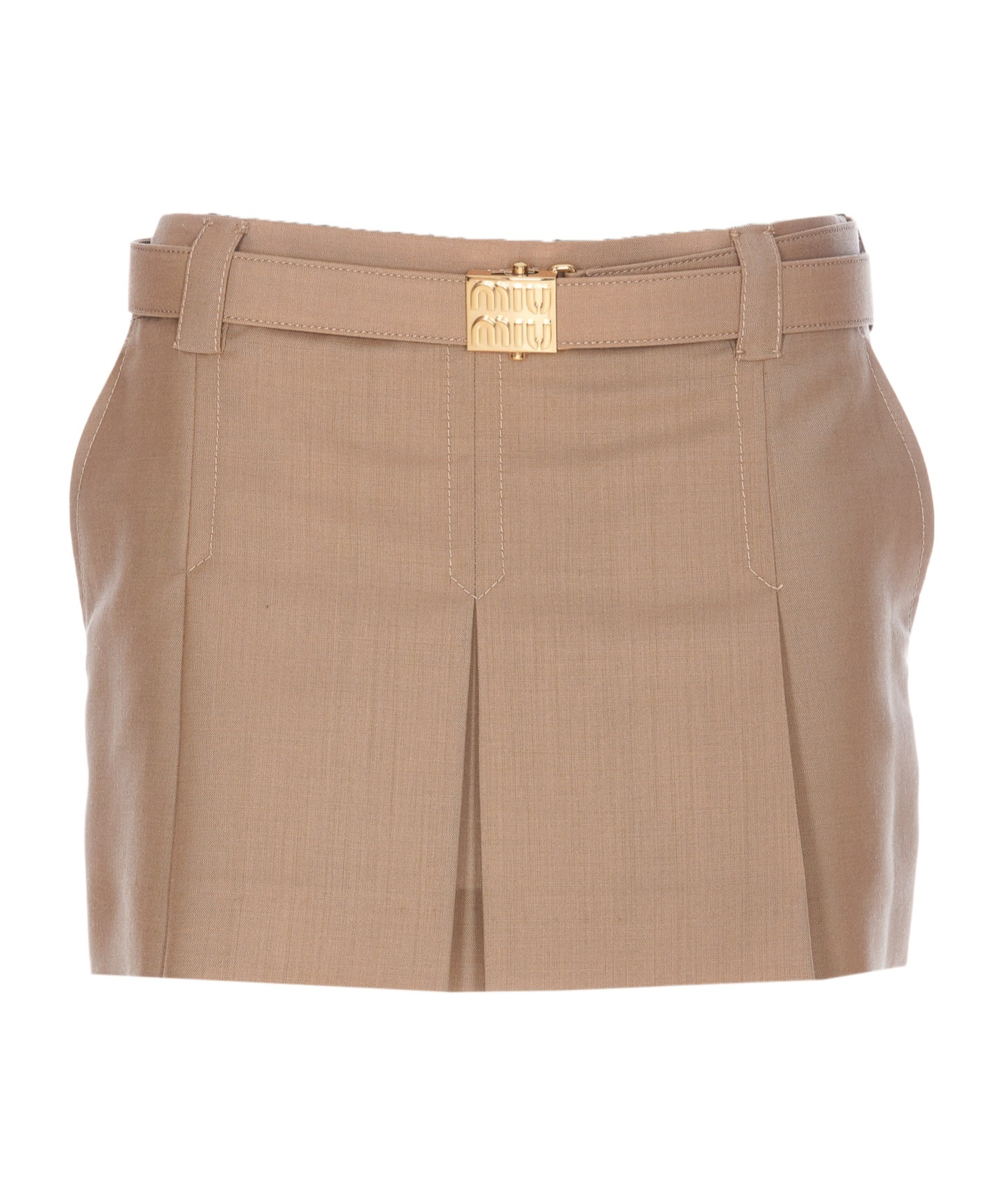 MIU MIU PLEAT MINI SKIRT