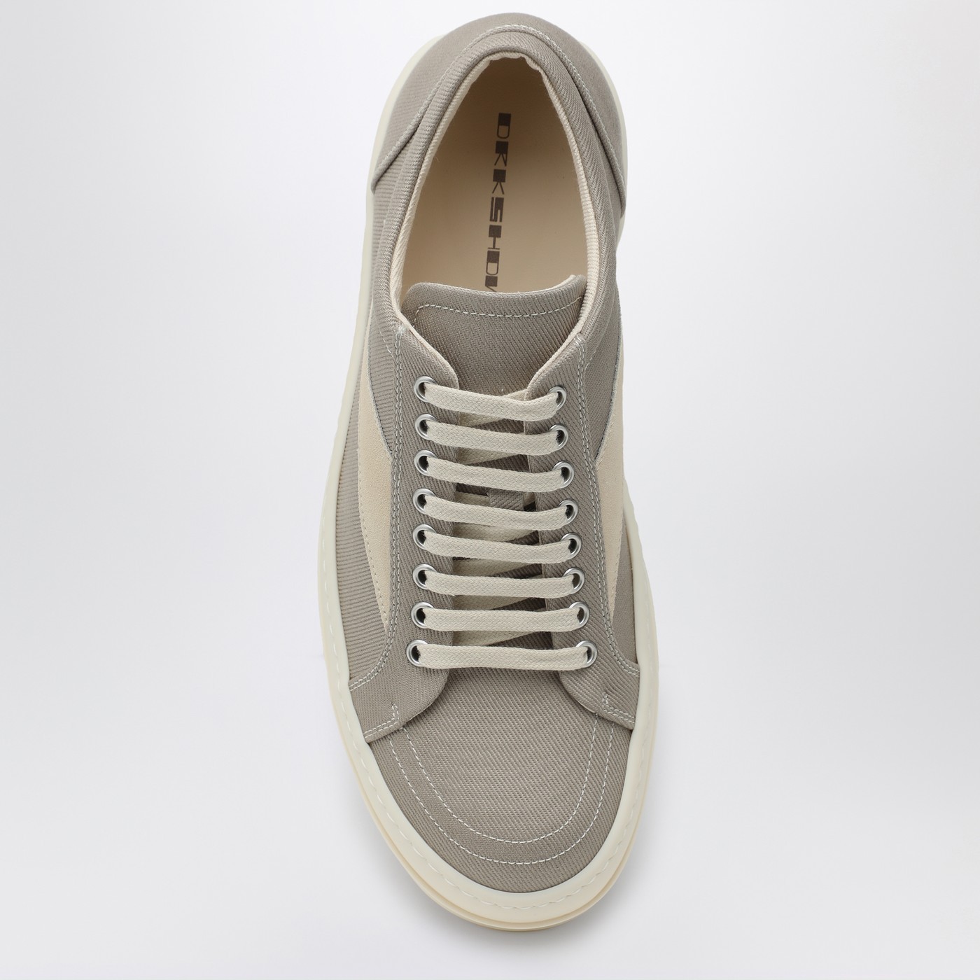 Rick Owens Drkshdw Vintage Low Top Sneakers In Gray