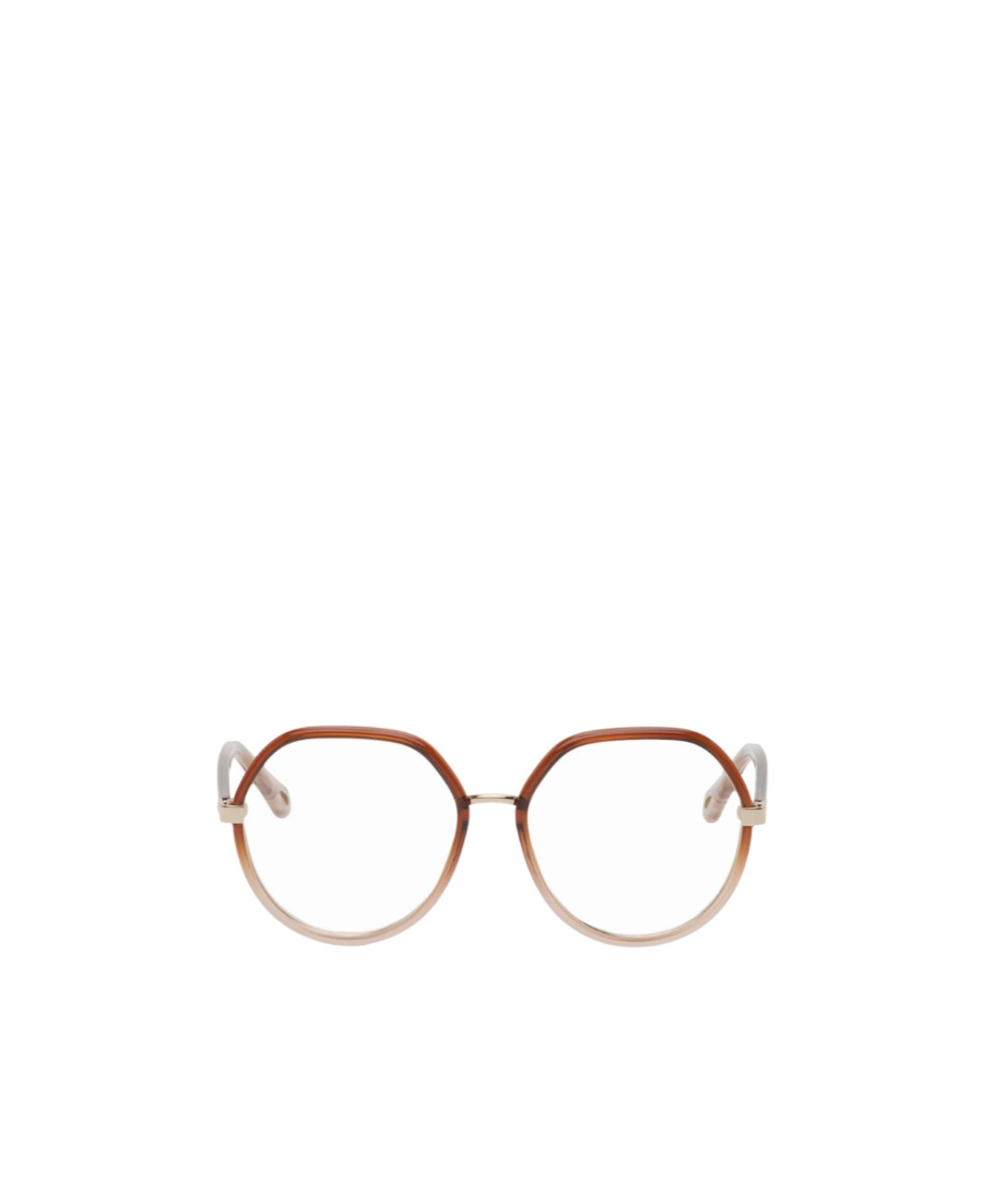 Chloé Franky Round-frame Glasses In White