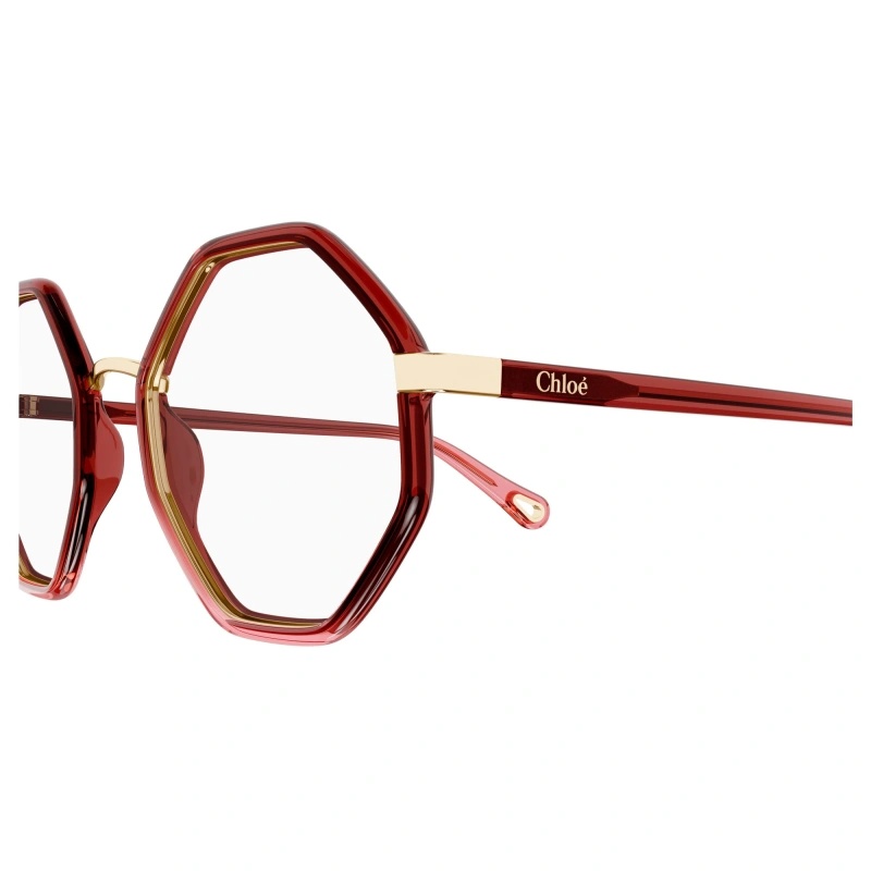 CHLOÉ HEXAGONAL-SHAPED FRAME GLASSES