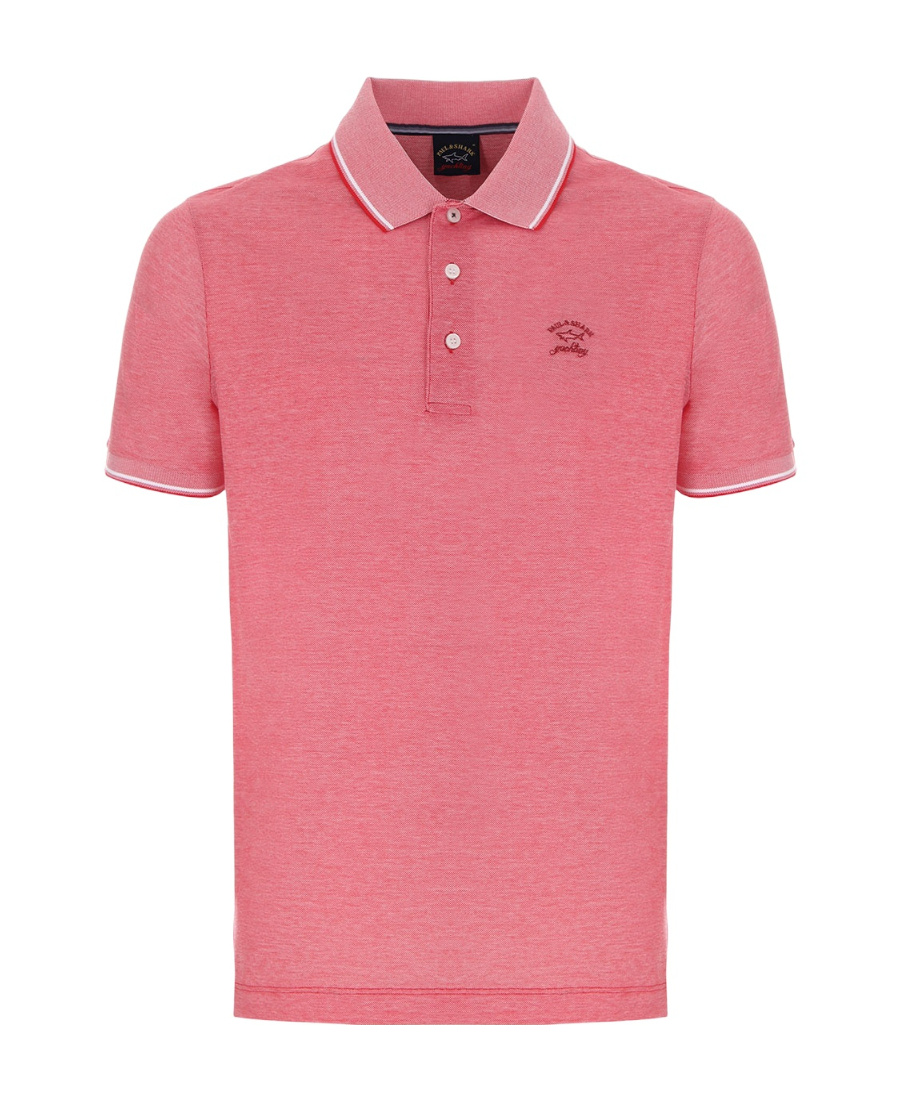 Paul & Shark Red Short Sleeve Logo Polo