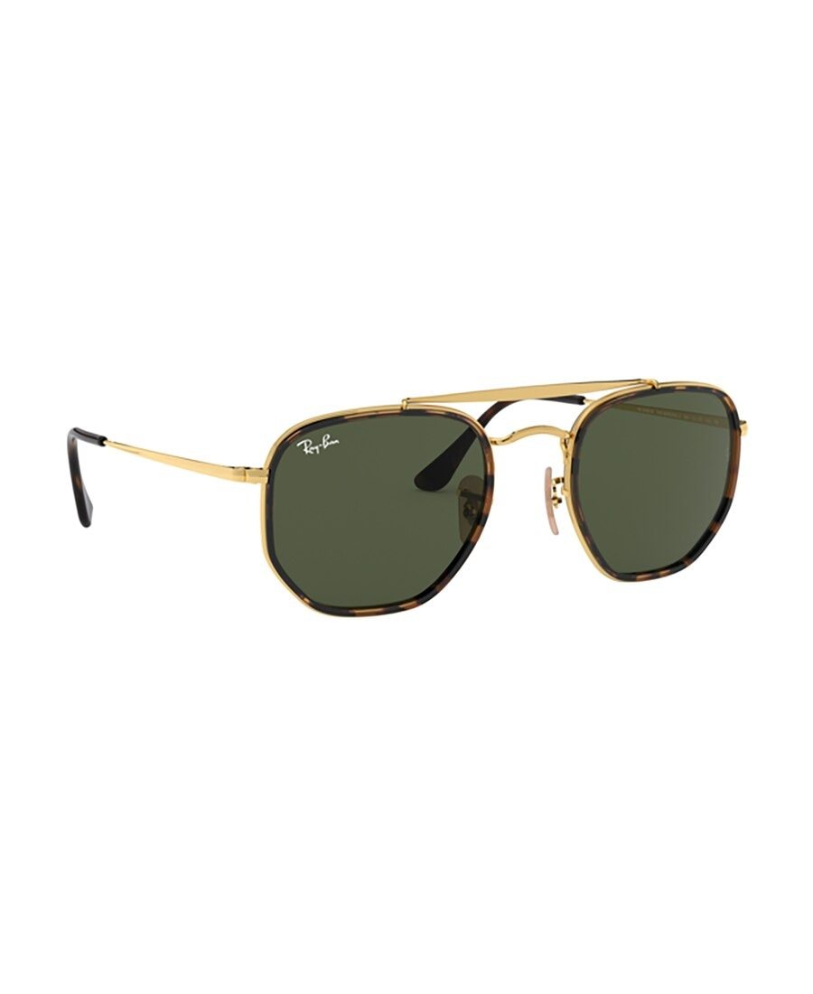 Ray Ban Ray-ban 52mm Irregular Aviator Sunglasses In Green