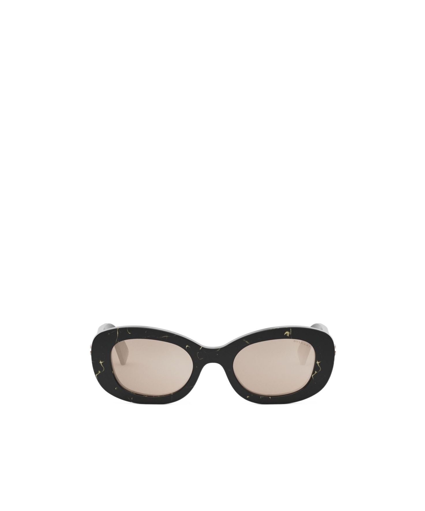 Bvlgari Geometric-frame Sunglasses In Black