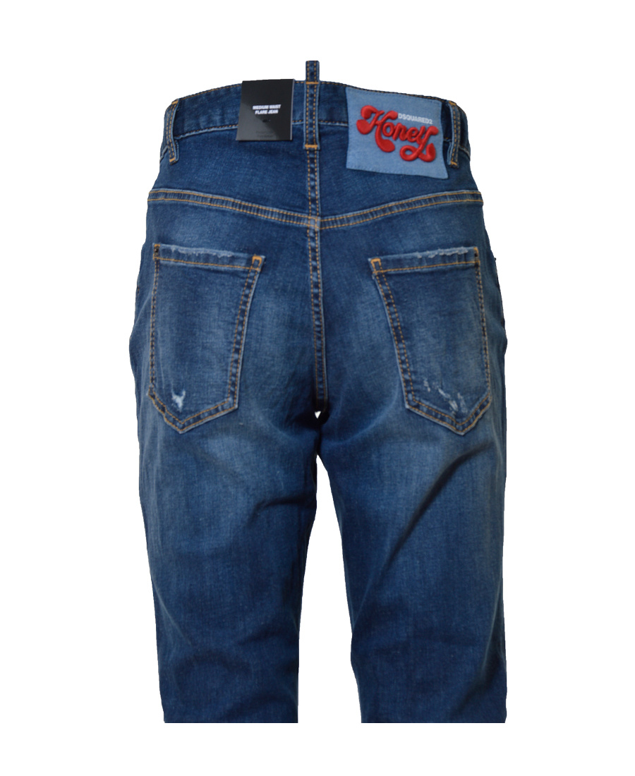 Dsquared2 Dsquared Super Flare Jeans In Blue