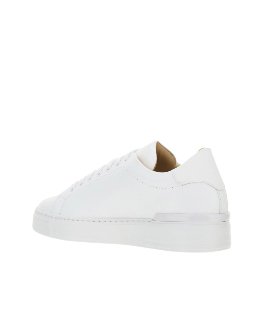Philipp Plein Hexagon Logo-patch Low-top Sneakers In White