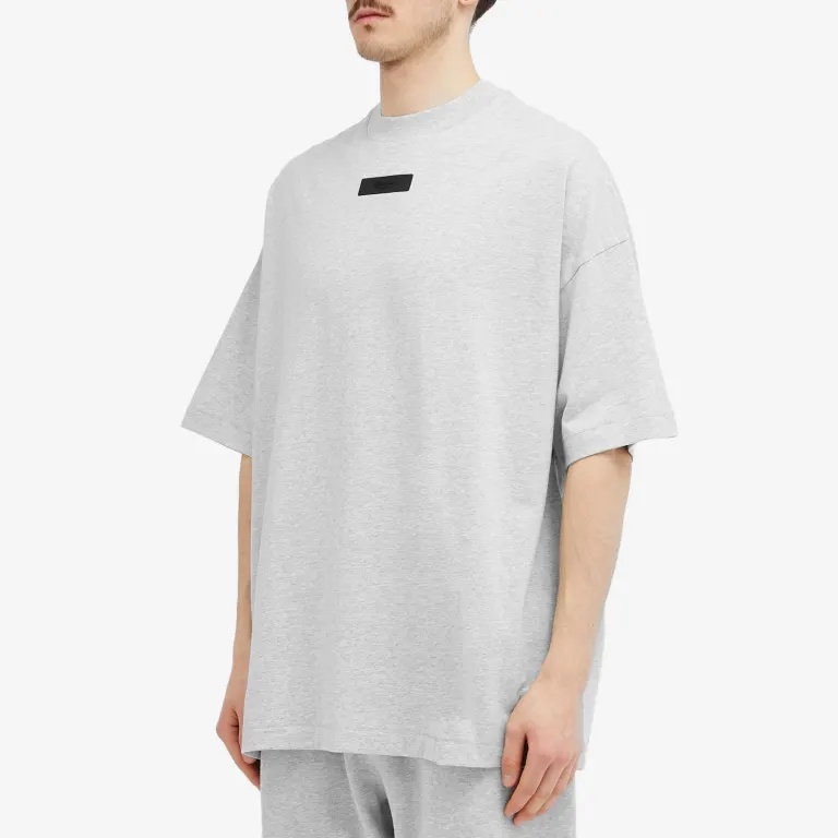 Essentials Item O-neck Short-sleeved T-shirt In White