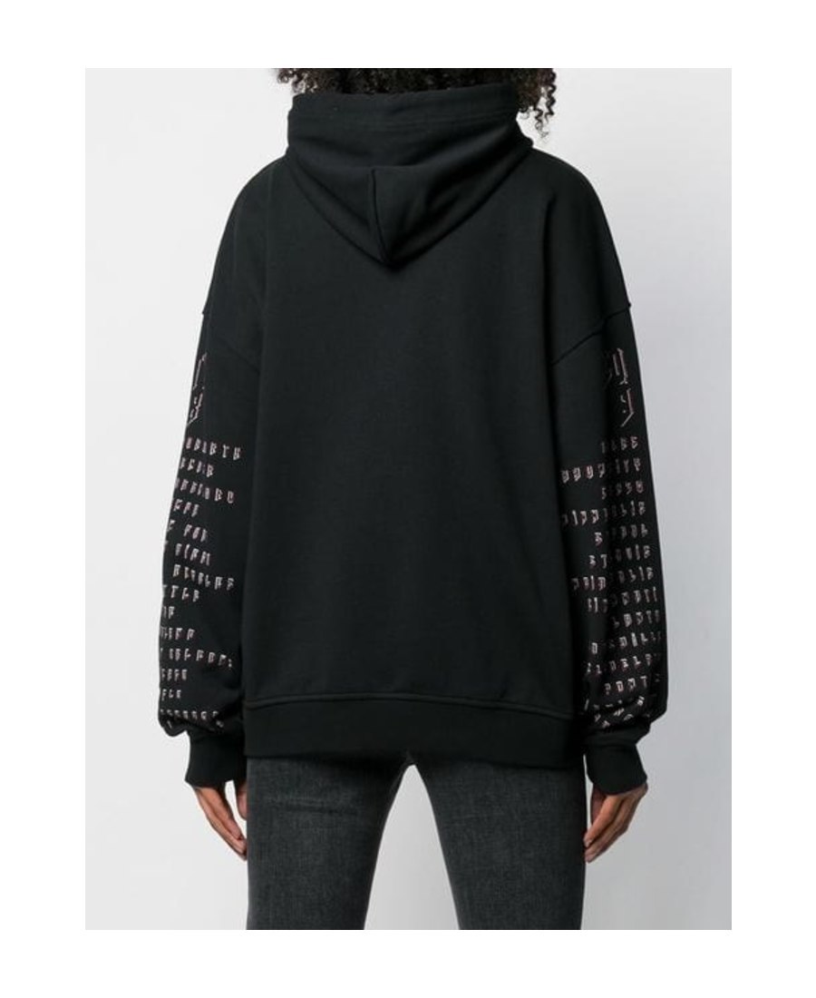 MCQ BY ALEXANDER MCQUEEN LOGO PRINTED HOODIE 