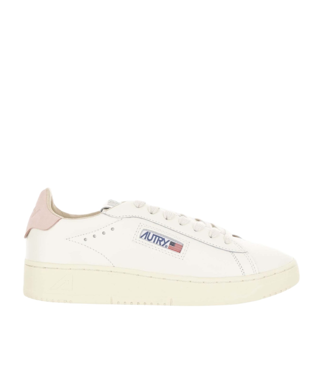 Autry Dallas Leather Sneakers In White