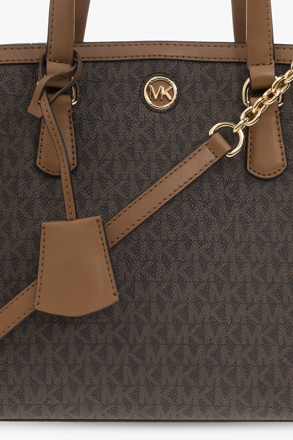 Michael Michael Kors Chantal Top-handle Tote In Black