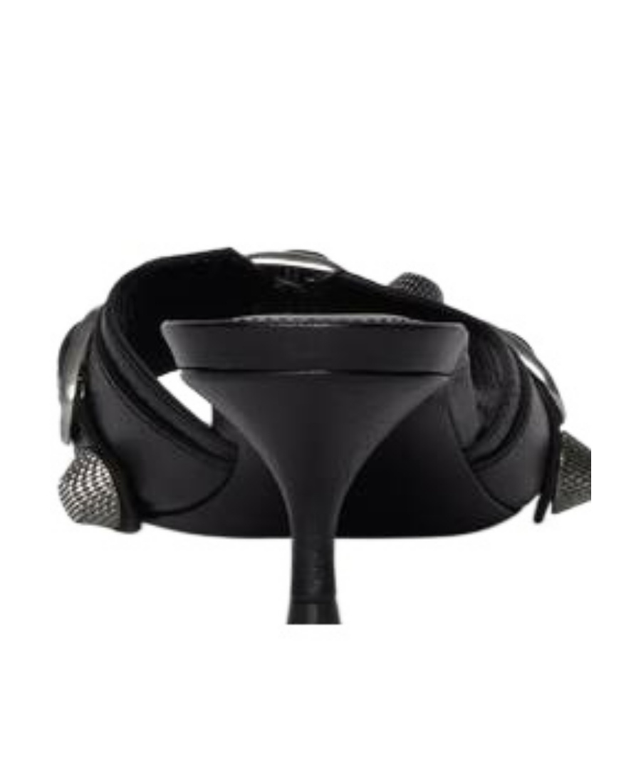 Shop Balenciaga Women's Cagole 50mm Sandal In Black