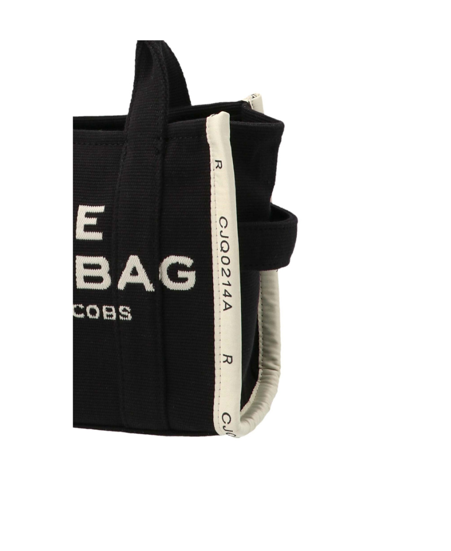 Marc Jacobs The Jacquard Mini Tote Bag In Black