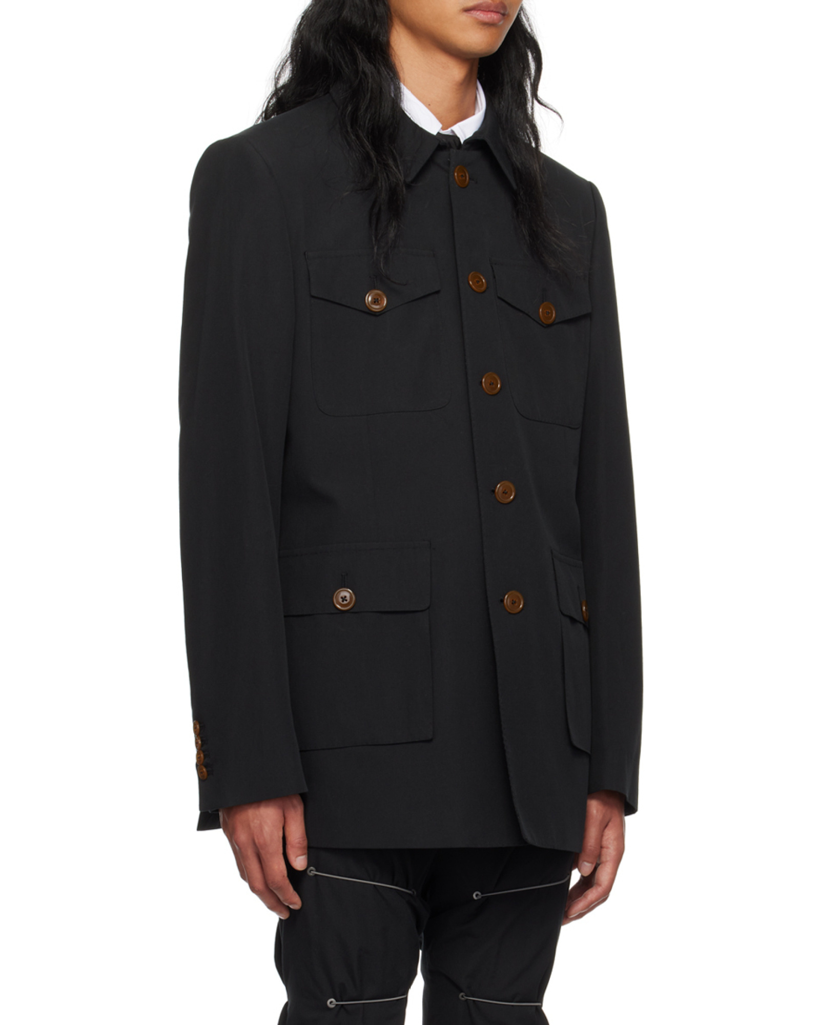 Vivienne Westwood Button Long-sleeved Casual Jacket