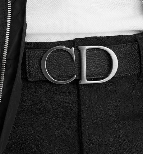 Dior Cd Belt In Black