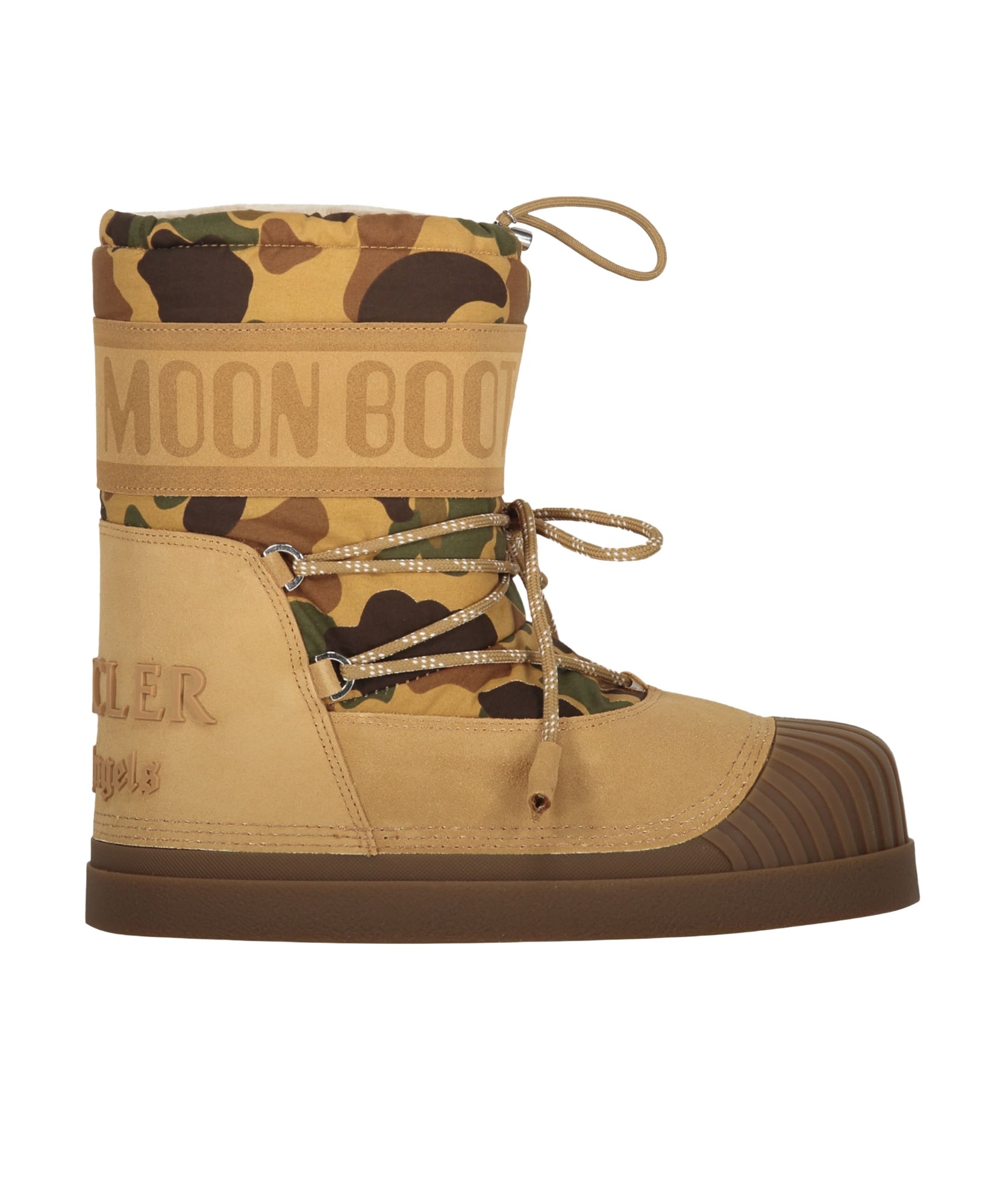 Palm Angels Moncler X Moon Boot Snow Boots In Nude