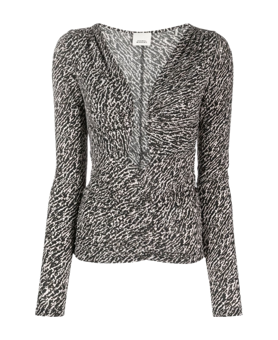 Isabel Marant Top Laura Clothing In Black