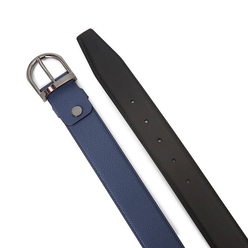 Bally Logo Belt In Blue