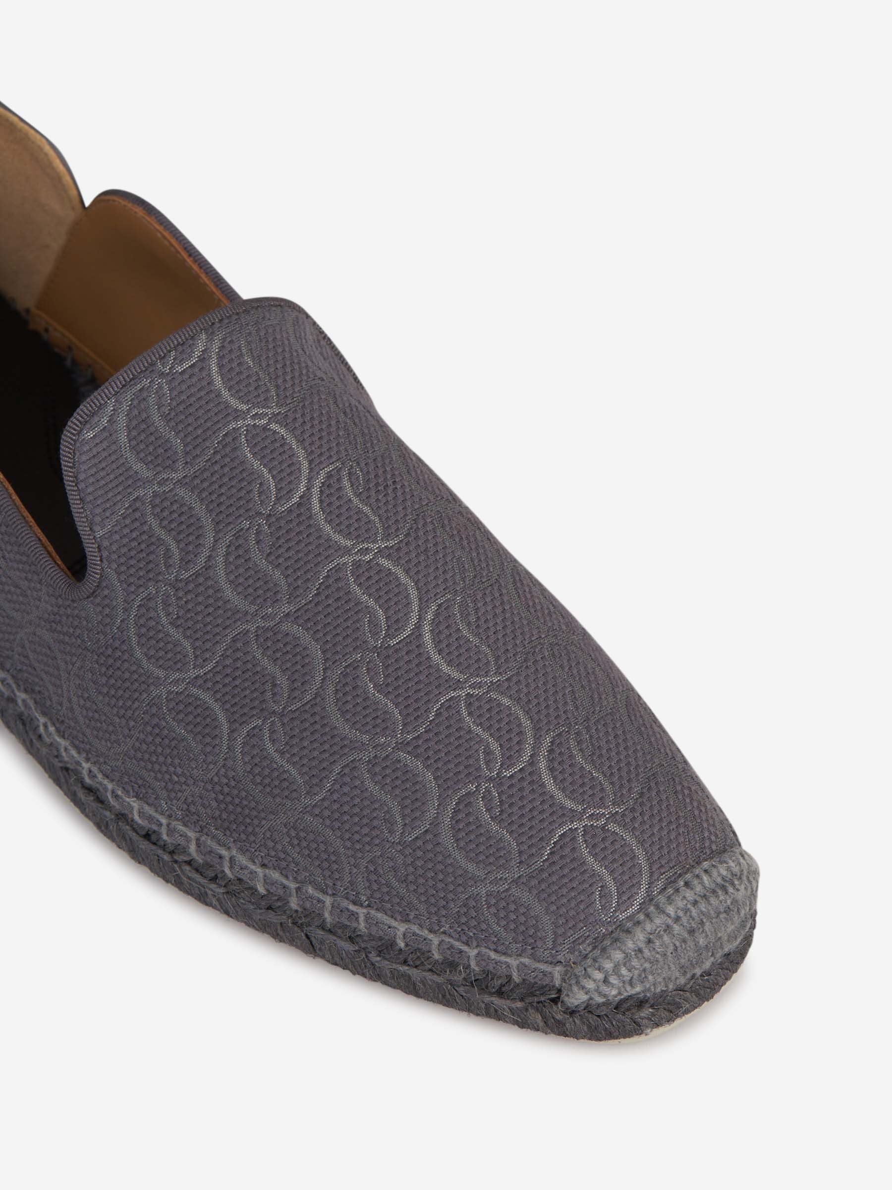 Christian Louboutin Collapsible-heel Croc-effect Leather-trimmed Suede Espadrilles In Black