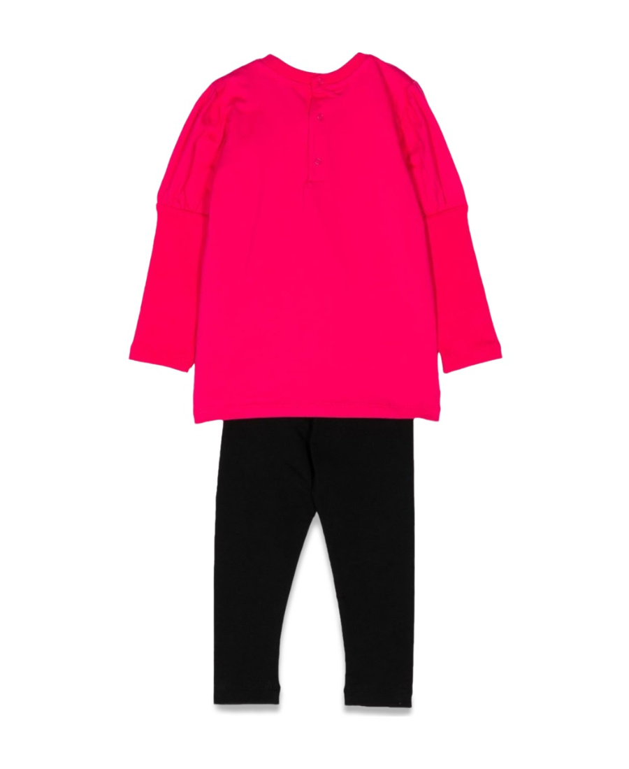 MOSCHINO LONG-SLEEVED T-SHIRT AND TROUSER SET