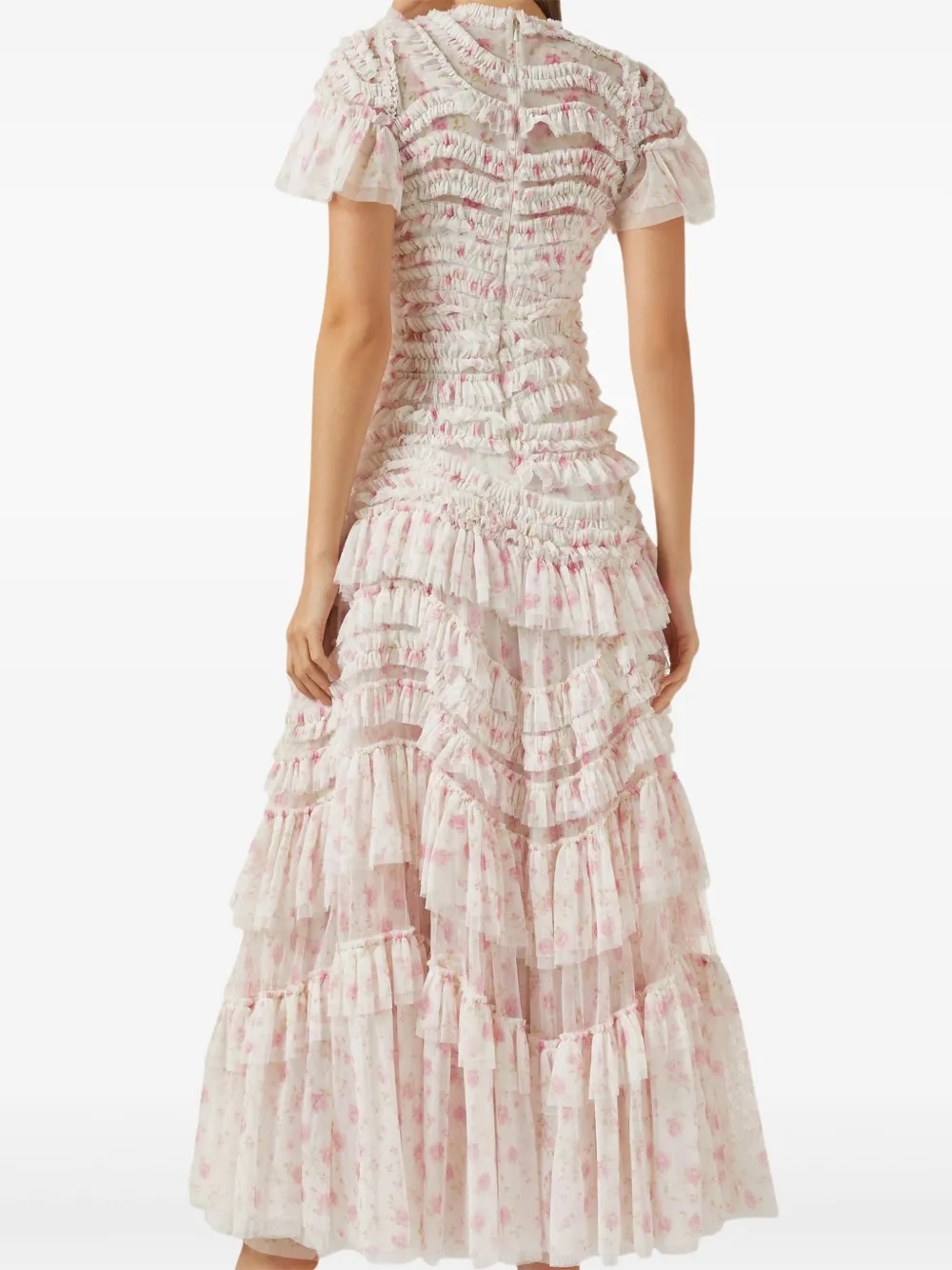 Needle & Thread Rose Ditsy Gown In Pink