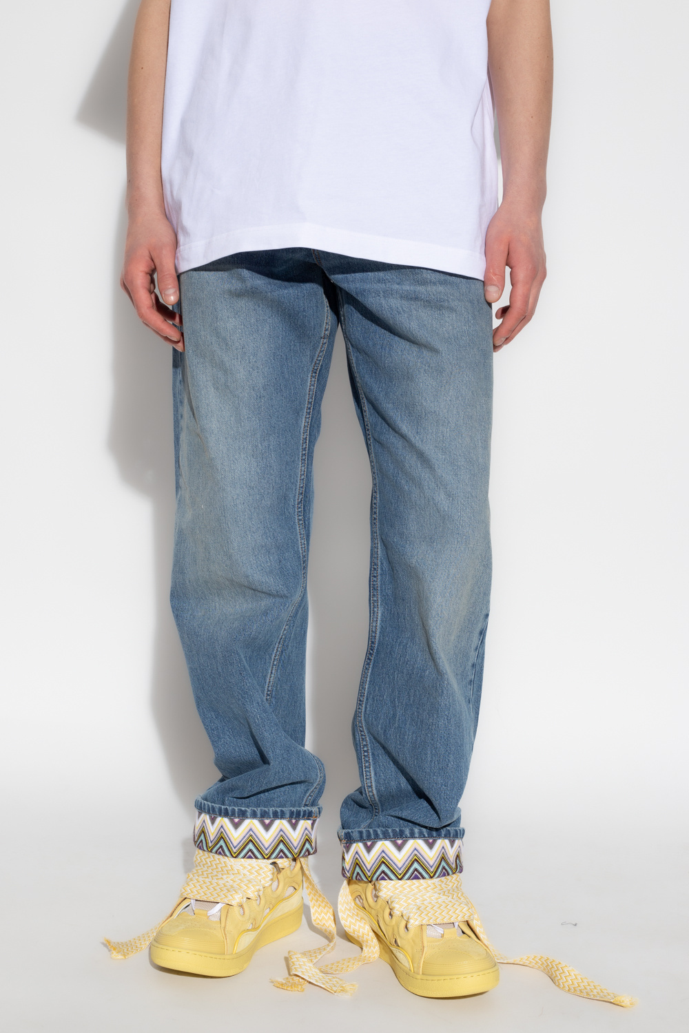 Missoni Stonewashed Denim Jeans In Blue
