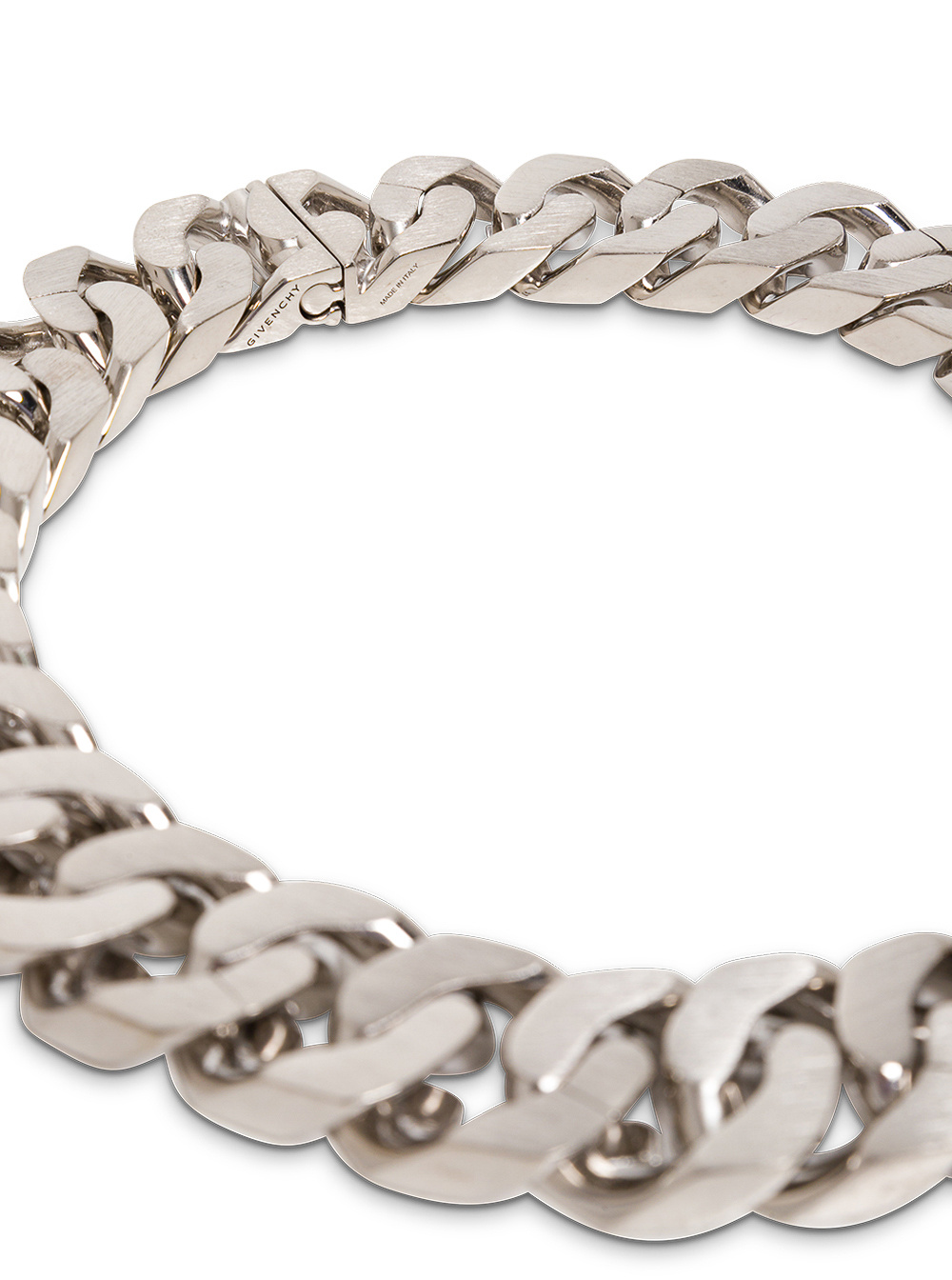 Givenchy G Curb Chain Necklace In Gray