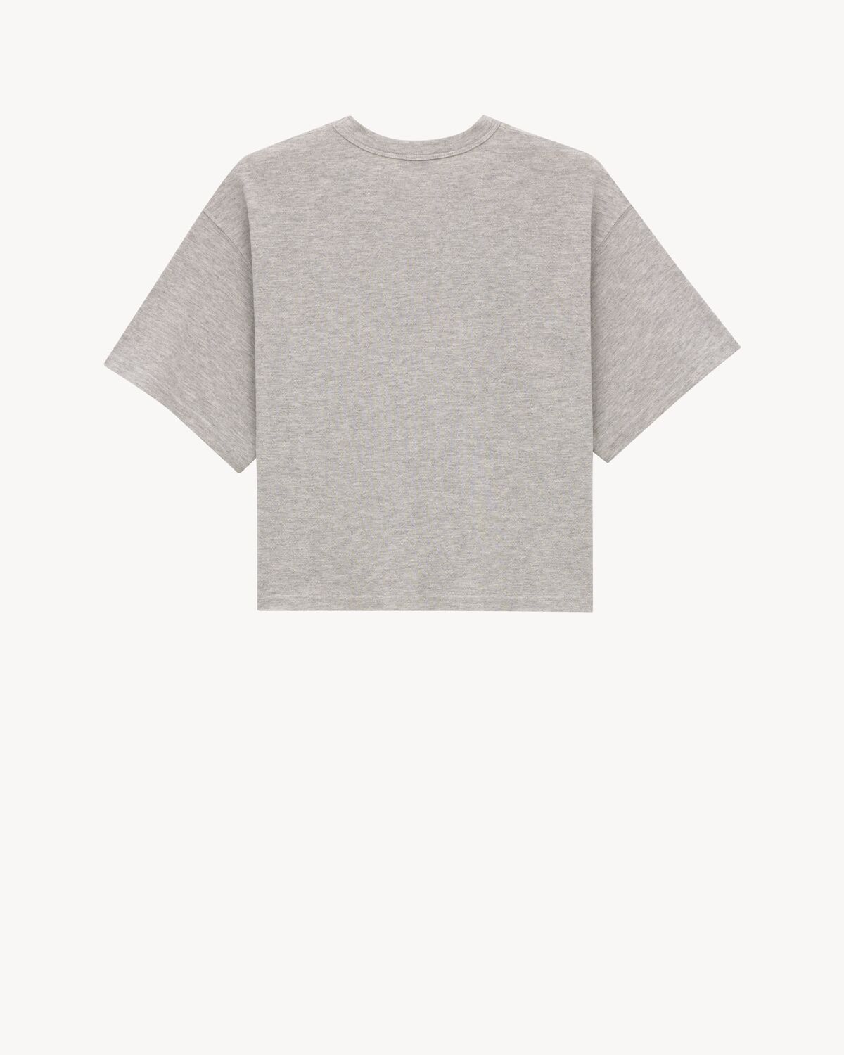 Saint Laurent Oversized T-shirt In Gray