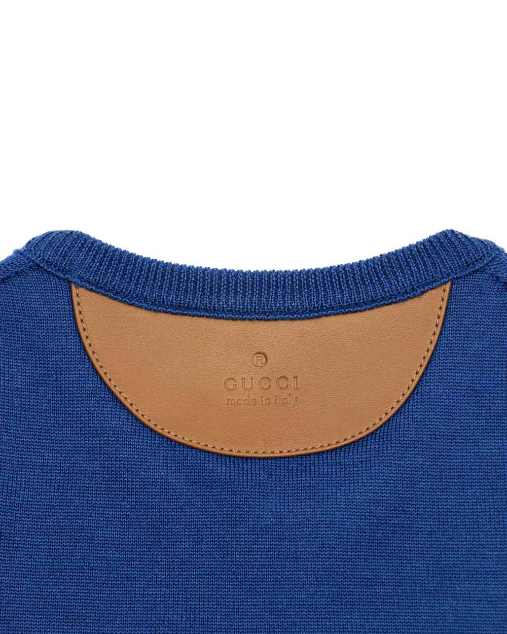 GUCCI LOGO KNITTED PULLOVER