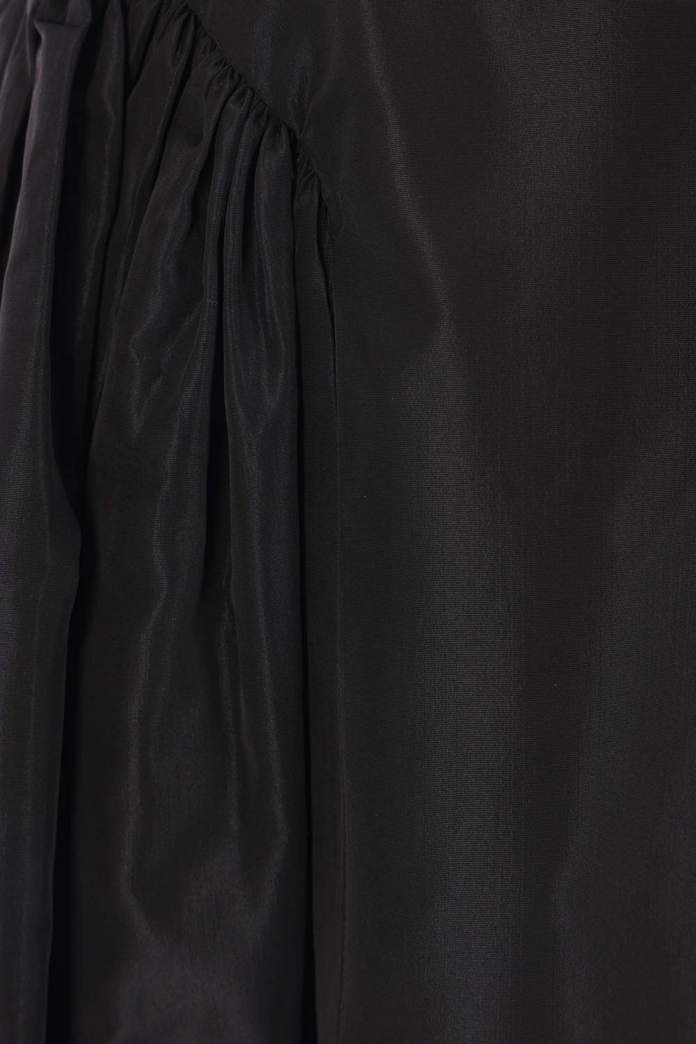 Simone Rocha Ruched Zipped Midi Skirt In Black