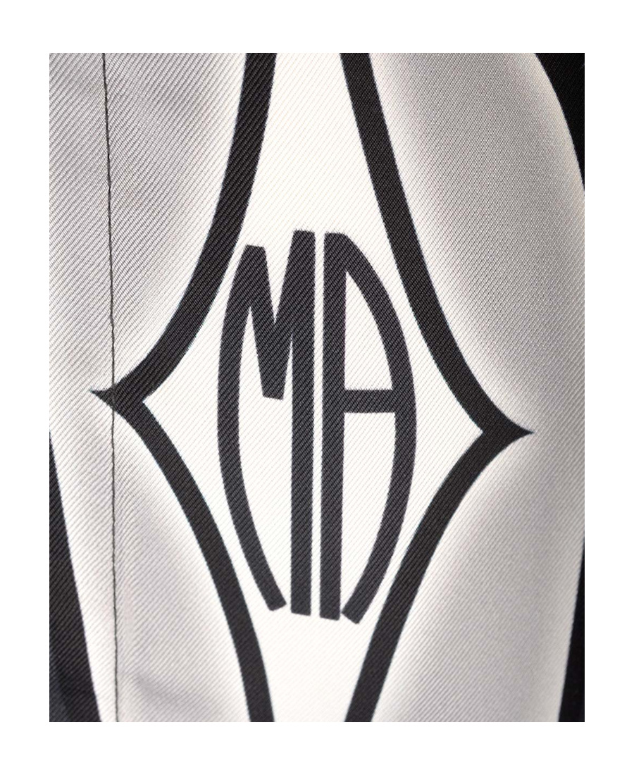 Amiri Argyle-print Silk Shirt In White