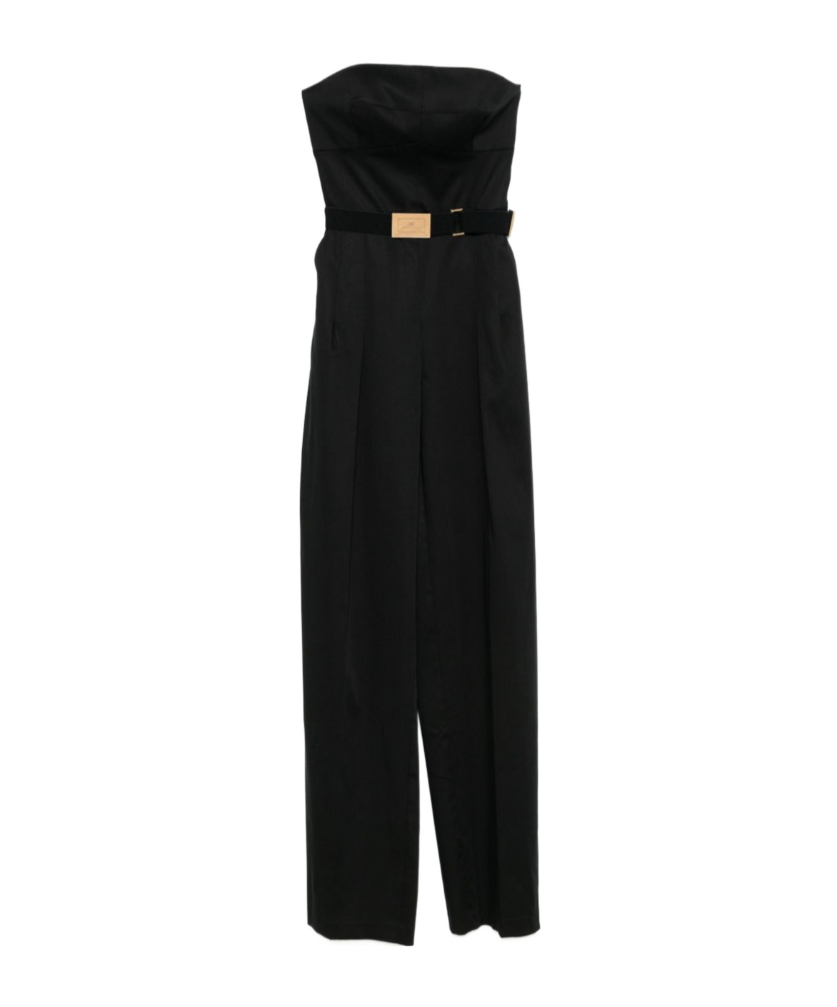 Elisabetta Franchi Long Jumpsuit Lace-up Back