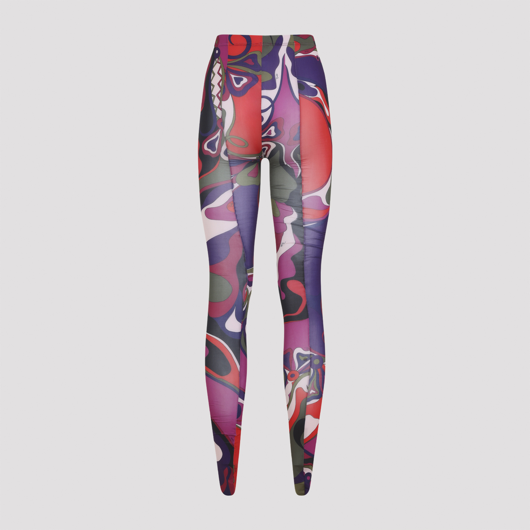 Pucci Patterned Casual Pants In Multi