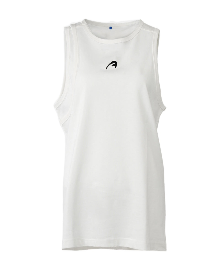 Ader Error A-peec Logo Sleeveless Vest In White