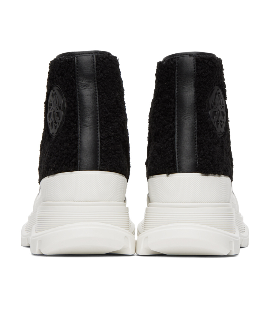Alexander Mcqueen High-top Leisure Sneakers In Black