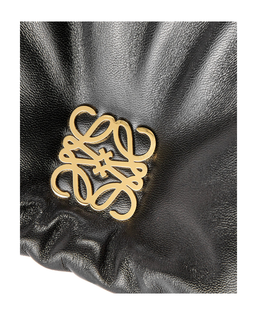 Loewe Puffer Goya Bag In Shiny Nappa Lambskin In Black