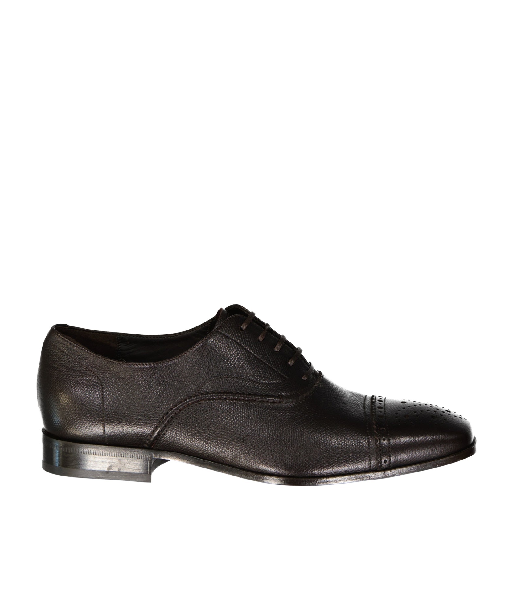 Ferragamo Maxime Appaloosa Leather Dress Shoe In Black