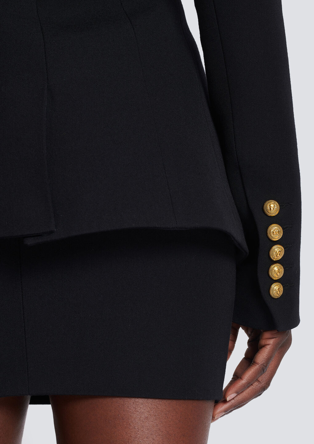 BALMAIN GRAIN DE POUDRE 8-BUTTON JACKET