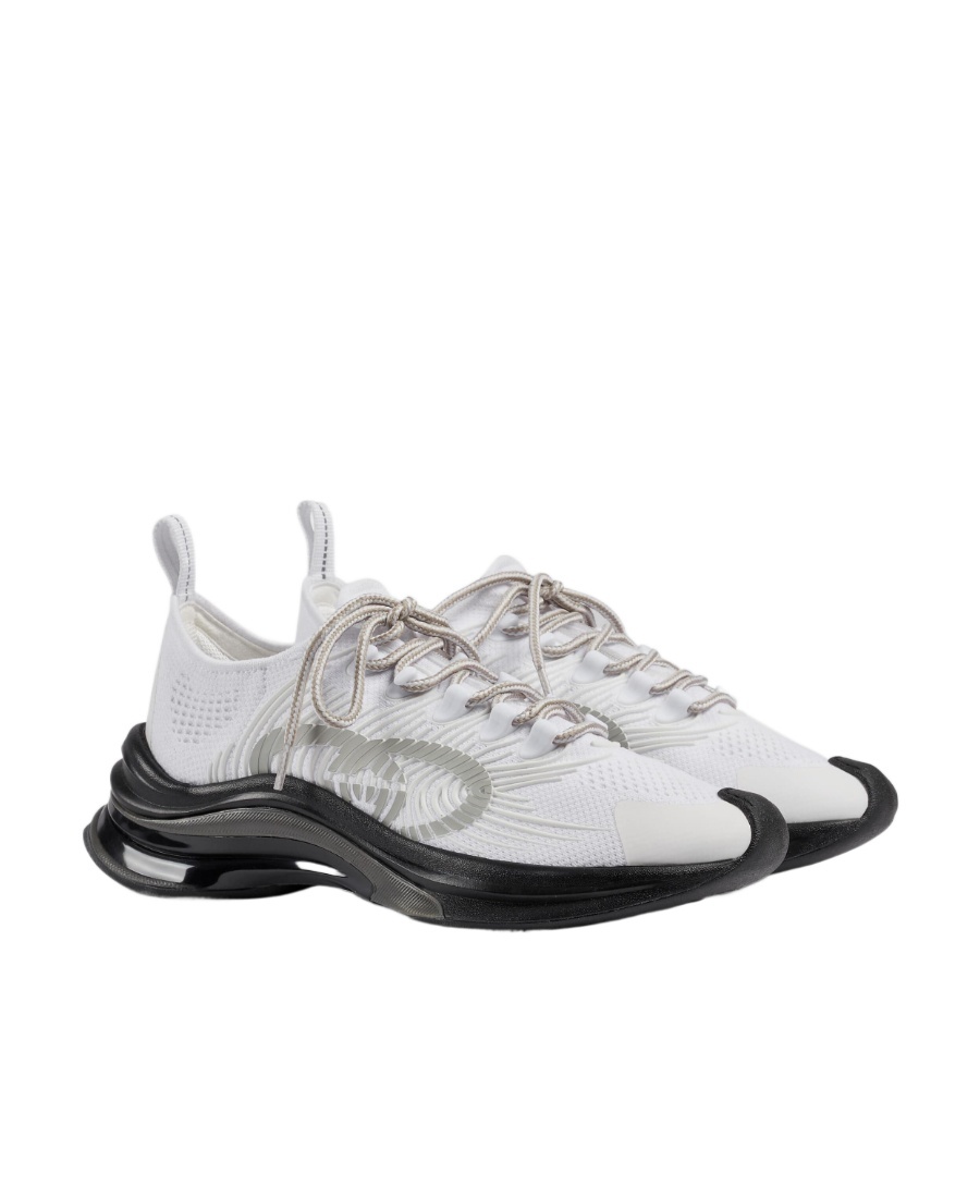 Gucci Run Low-cut Casual Sneakers In Black