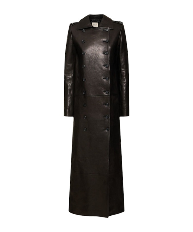 Khaite Lapel Long-sleeved Coat