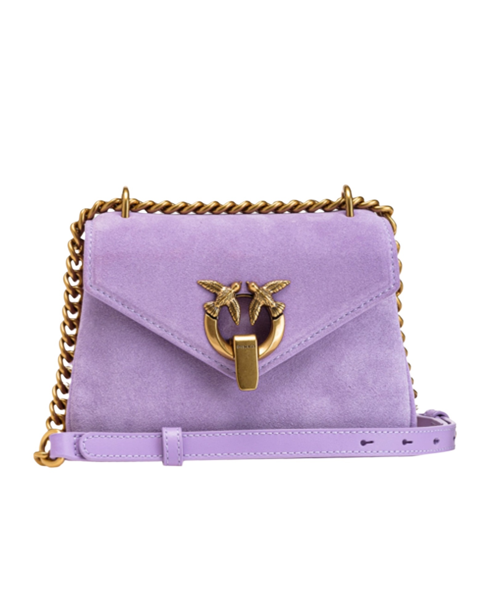 Pinko Flip Shoulder Bag In Purple