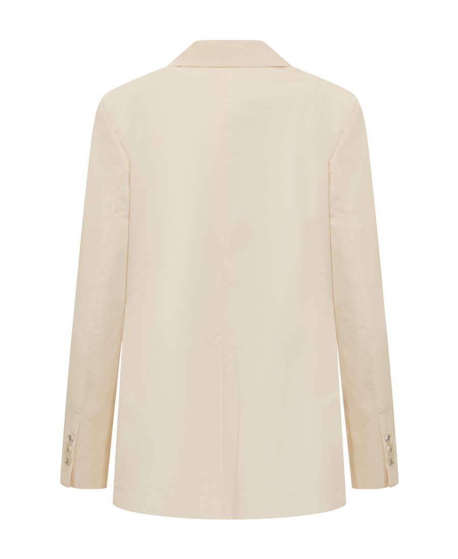 Calvin Klein Single Breasted Tailored Jacket In Nude