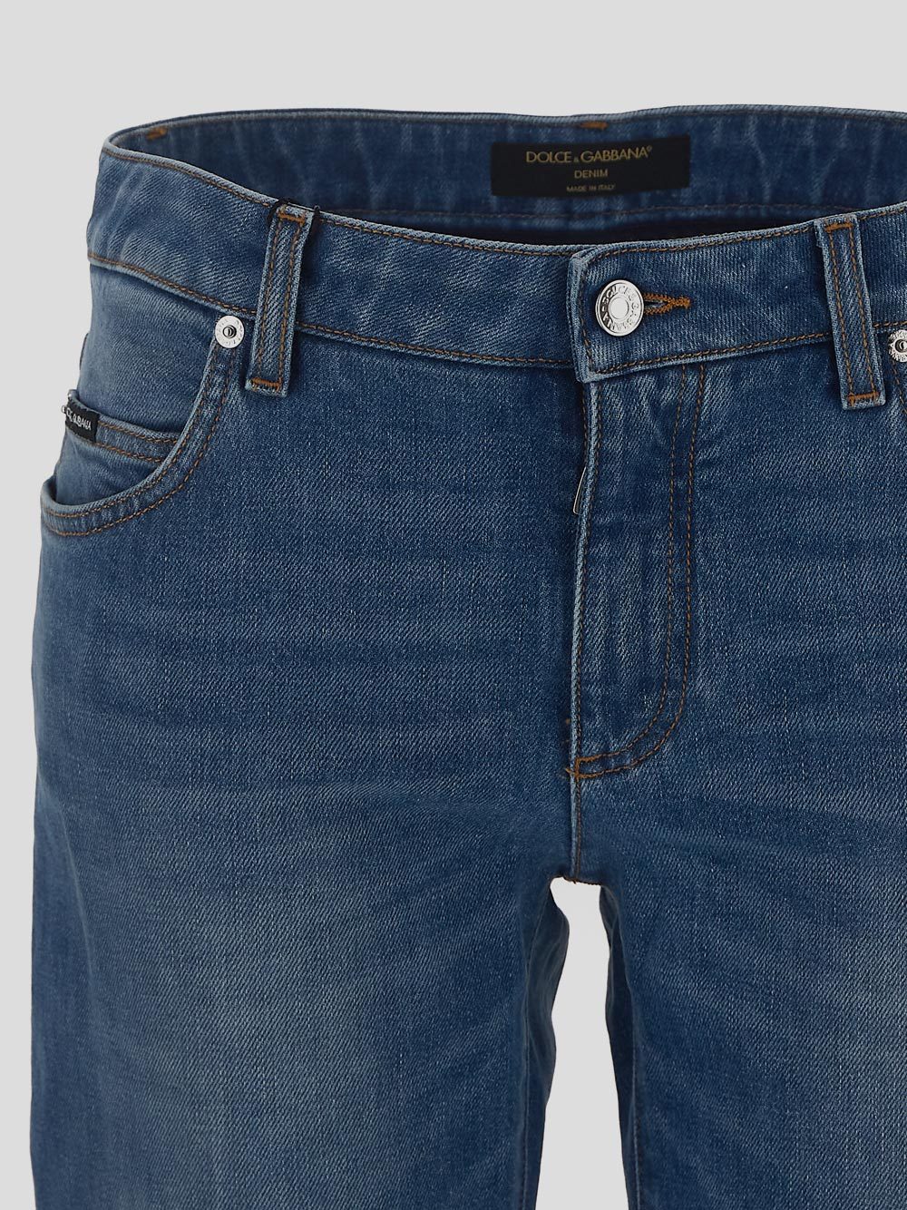 Dolce & Gabbana Mid-rise Flared Jeans In Blue