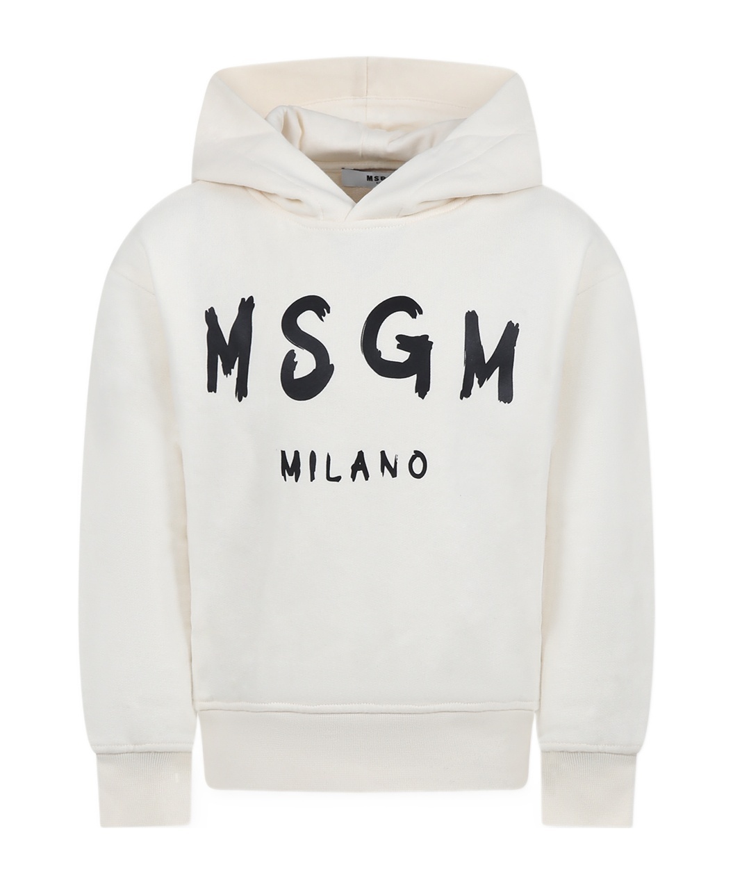 Msgm Long-sleeved Sweater In White