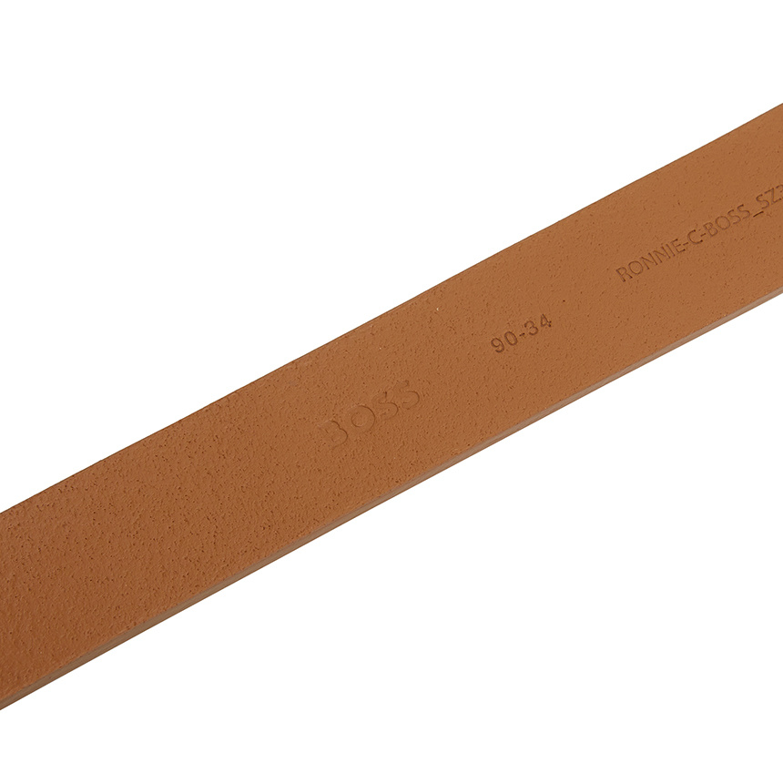 Hugo Boss Buckle Belt In Brown