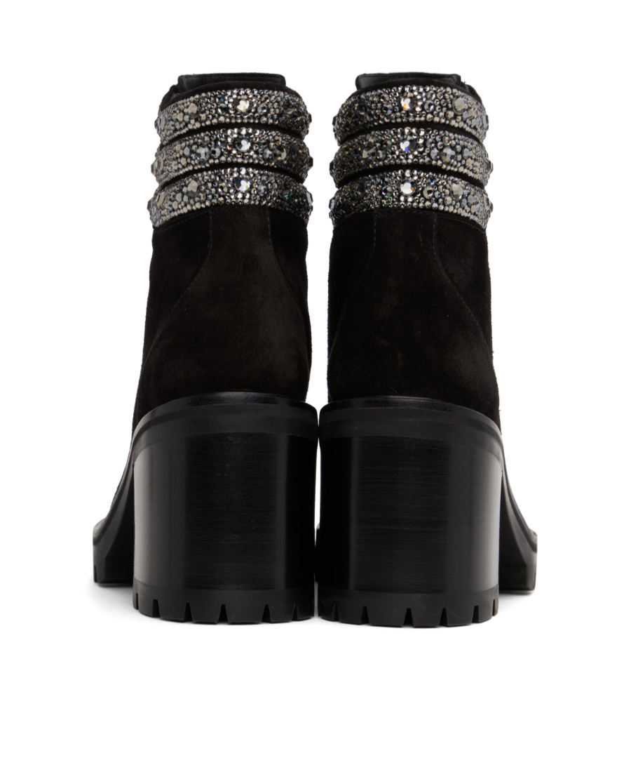 Jimmy Choo Esche 65 And Ankle Boots In Black