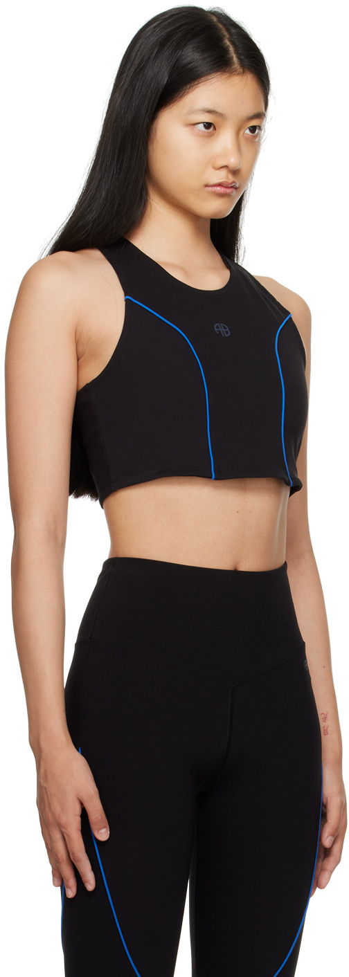 Anine Bing Bria Racer Back Top In Black