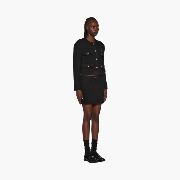 MIU MIU BOUCLÉ MINISKIRT 